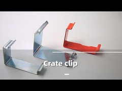 Tipo estándar y tipo OEM Fabricación de chapa de metal personalizada Clip de contención de la caja de resorte liberación rápida