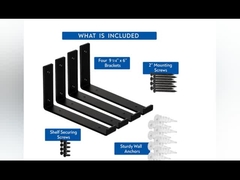 L Paréntesis flotantes para estanterías