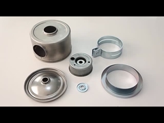 Fabrica de metales ISO personalizado dibujo profundo # 6 # 8 # 10 # 12 tamaño completo soportes de chaqueta de aluminio dibujo profundo