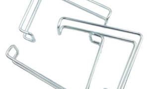 Clip de caja de alambre doble ORIENS: primer plano del producto real