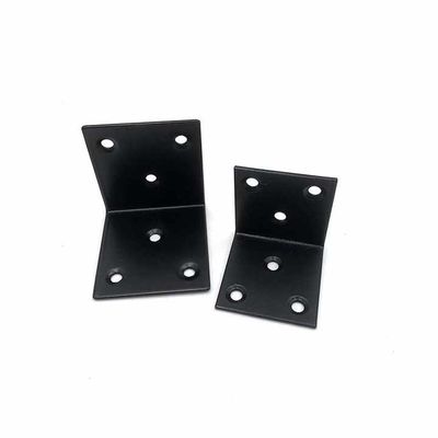 Acero inoxidable Acero galvanizado Mesa de acero de metal personalizado Bracket de ángulo recto Brackets de esquina