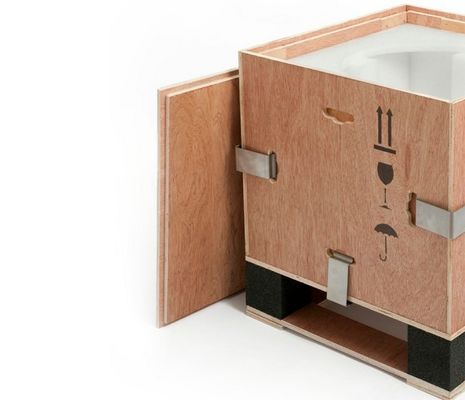 Clip para cajas de envío en forma de V para cajas de madera 65Mn de acero al carbono