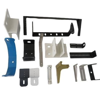 ODM OEM soporte de metal personalizado de acero inoxidable de aluminio con recubrimiento negro