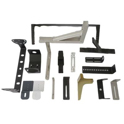 ODM OEM soporte de metal personalizado de acero inoxidable de aluminio con recubrimiento negro