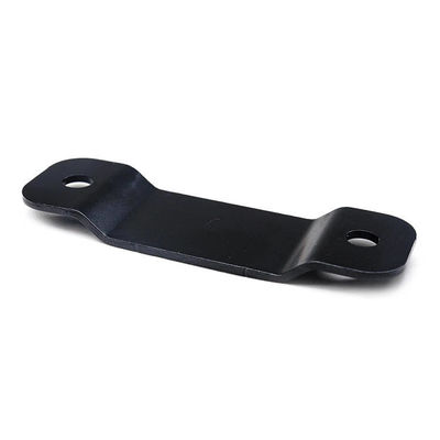 Clip de soporte de estampado de piezas de metal personalizadas montando soporte de revestimiento negro