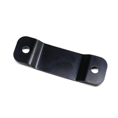 Clip de soporte de estampado de piezas de metal personalizadas montando soporte de revestimiento negro