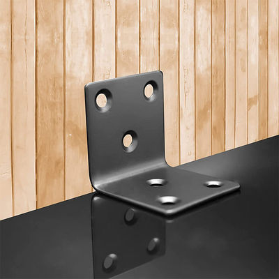Acero inoxidable soporte de metal de esquina soporte de acero galvanizado mesa de acero personalizado metal ángulo derecho
