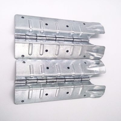 Accesorios de hardware personalizados 1,2 mm 1,5 mm 1,8 mm bisagra de zinc de metal de madera de tablero de paleta bisagra de cuello