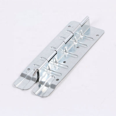 Accesorios de hardware personalizados 1,2 mm 1,5 mm 1,8 mm bisagra de zinc de metal de madera de tablero de paleta bisagra de cuello