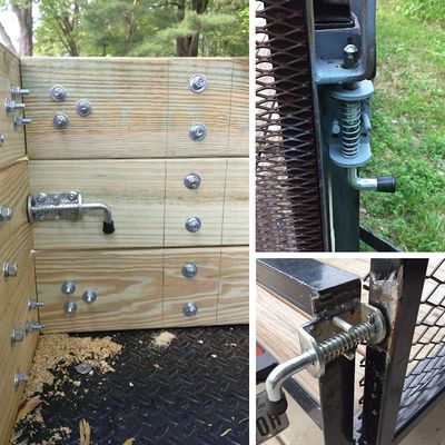 Acero inoxidable, abrazadera ajustable y resistente a ambientes hostiles.