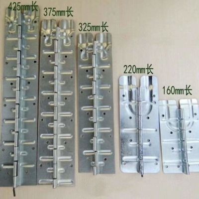 Accesorios de hardware de trabajo pesado de 1,2 mm de espesor de caja plegable de madera de paletas de cuello bisagra