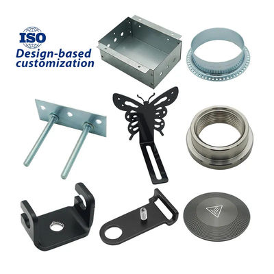 Fabricación de chapa metálica de aluminio de acero inoxidable partes de corte por láser de CNC de flexión soldadura de corte por láser