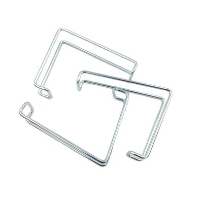 Clampada de bóveda de alambre reutilizable para cajas de hardware Casilla de madera Clips de cerradura de resorte