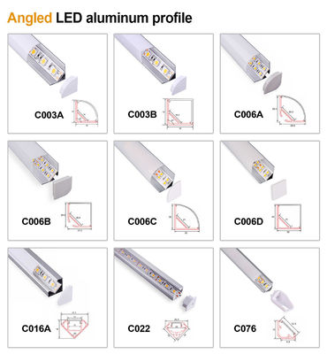 Pantallas de aluminio de luz de banda LED de flexión