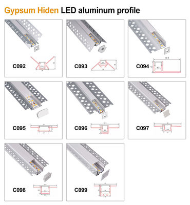 Pantallas de aluminio de luz de banda LED de flexión