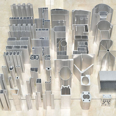 Partes de extrusión de aluminio 6063 personalizadas con superficie anodizada para palas de ventilador