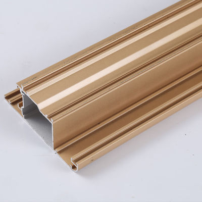 Tratamiento de la superficie Partes de extrusión de aluminio para la puerta del toldo del armario