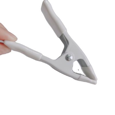 2 4 6 9 pulgadas Mini pequeñas abrazaderas de primavera de metal un tipo de abrazaderas de vestido de novia blanco