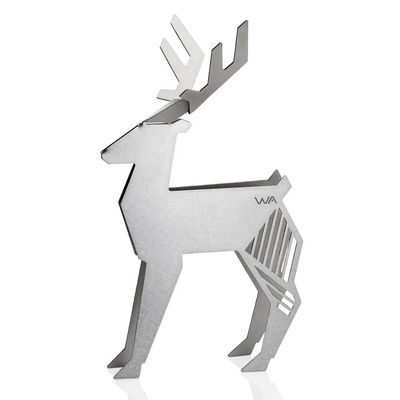 OEM piezas de metal personalizadas de chapa cortado por láser flexión de latón origami escultura de toro arte de metal moderno