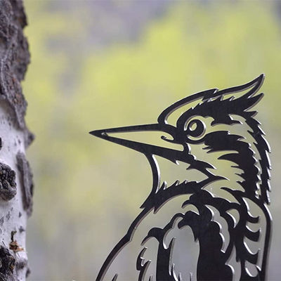 Arte moderno Partes de metal cortadas por láser Fabricación de láminas Servicios de mecanizado Servicios de estilo pájaro