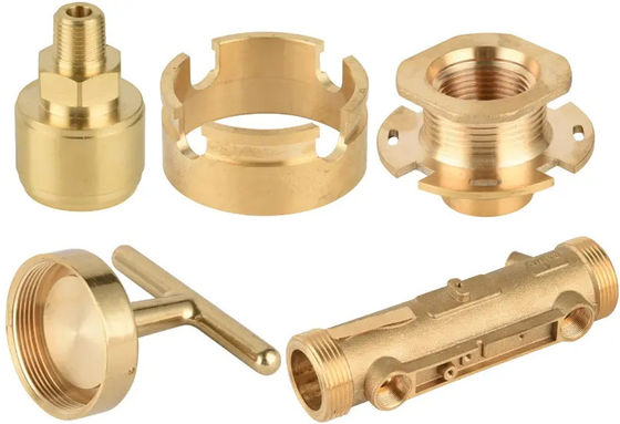 Partes de mecanizado por CNC de acero, aluminio y latón
