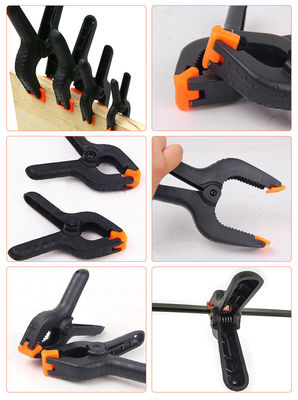 Clamparas de resorte de plástico de 6 pulgadas modelo PL06 para herramientas de trabajo de madera