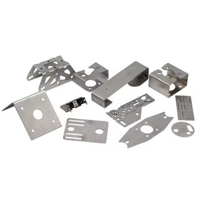 Thickness Range 0.1mm To 20mm Laser Cut Metal Parts with Black Powder Coating Surface Precision Processing