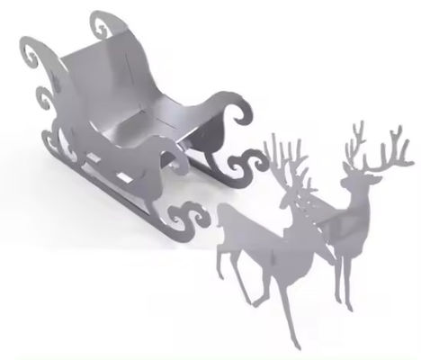 Servicio de corte por láser Logotipo personalizado Forma de animal simple y elegante