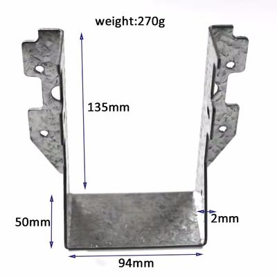 Bracket de trabajo pesado personalizado de acero inoxidable moderno resistente a la corrosión perforando el metal estampado bracket de truss