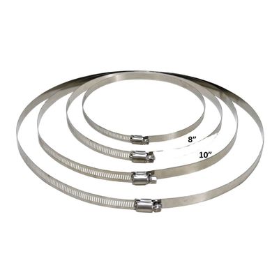 Rodillos de tubería de caucho de acero inoxidable INOX 304 Durable R Tipos de manguera Rodillos de tubería de bloqueo rápido