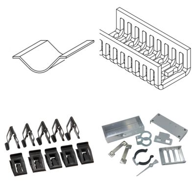 Corte y estampaje con láser CNC de precisión de metal a medida, moldeo por inyección, soportes, pinzas, clips, pintura y acabado de piezas de acero a medida