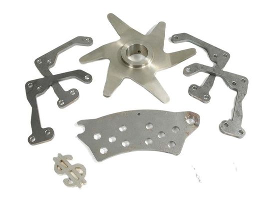 Aluminio de varios tamaños. Hierro. Acero inoxidable. Latón. Partes de estampado de cobre para corte automático con láser