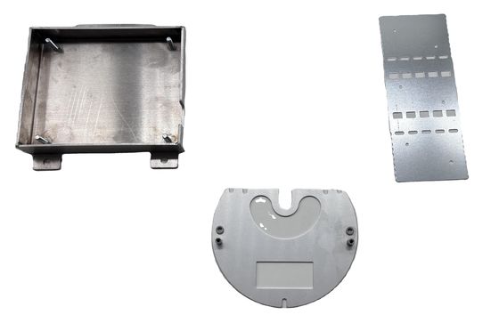 OEM Fabricación Estampado de aluminio personalizable soporte de hoja de herramienta de molde perforando dibujo profundo soldadura-parte de metal Fabricación