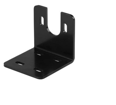 Muebles de soporte de fijación en forma de L de 90 grados de montaje de pared en ángulo de soporte de vidrio