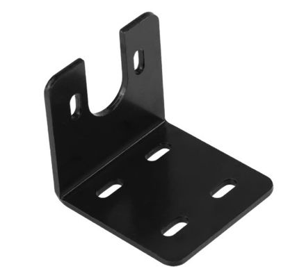 Muebles de soporte de fijación en forma de L de 90 grados de montaje de pared en ángulo de soporte de vidrio
