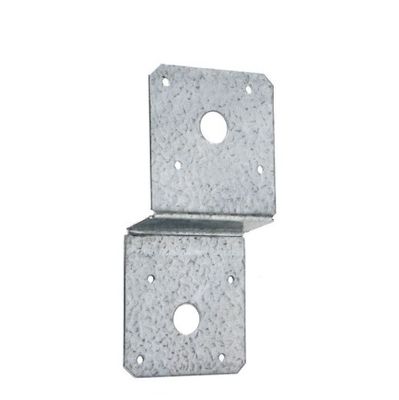Brackets de acero inoxidable pequeño de ángulo recto, tipo L. Brackets para muebles, brackets de esquina negros en fabricación de chapa metálica