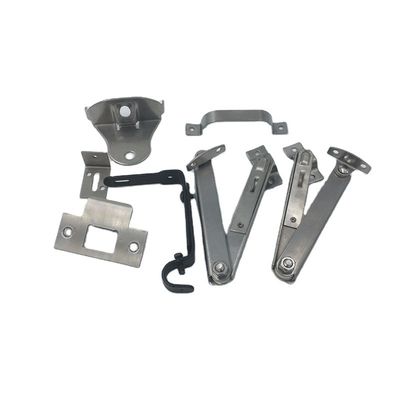 Fabricación de chapa de metal a medida Partes de estampado de acero inoxidable de aluminio con corte por láser Servicios de soldadura y flexión