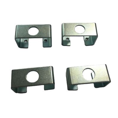 OEM Piezas de estampado de acero al carbono con recubrimiento de zinc blanco a medida para uso industrial