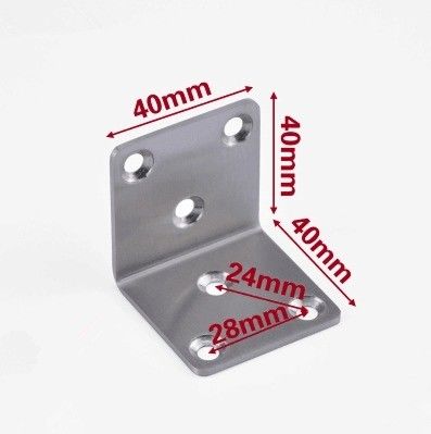 OEM ODM personalizado de acero inoxidable de acero laminado en frío de ángulo de acero de metal de apoyo de hierro corredor soporte