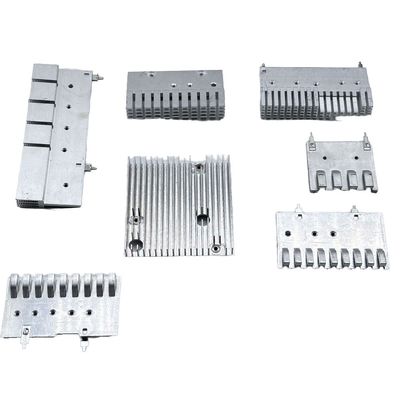 Fabricación de chapa de metal Perfil de aluminio personalizado Refrigerios de calor de mecanizado CNC Radiador de extrusión de aluminio