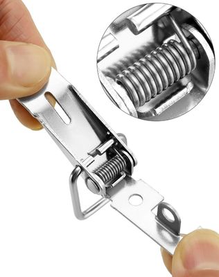 Acero inoxidable 304 con llave de cambio, niquelado, zincado, acabado de resorte, caja cargada, abrazadera y cerradura
