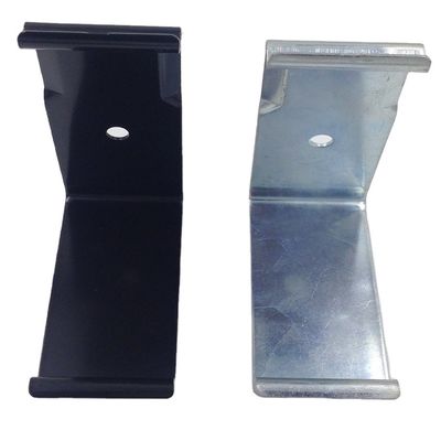 Estampado de chapa de metal Fabricación a medida Revestimiento electrónico negro Cinturón de acero contrachapado reutilizable Caja de madera Clip de caja de metal