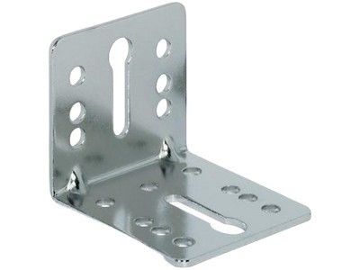 Bracket de ángulo en forma de L de un solo lado de costumbre Acero metálico galvanizado para la construcción de madera Bracket de pared