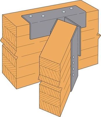 Conectores de madera galvanizados de acero de múltiples formas, perchas de vigas y accesorios metálicos de soporte, estampados, procesados