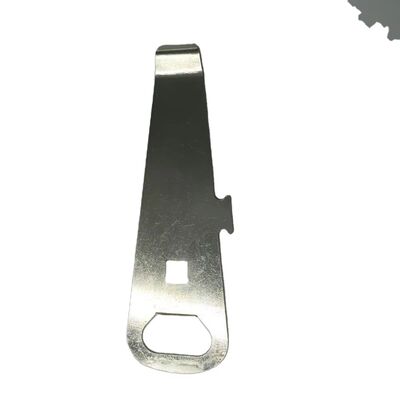 Abridor de botellas de cerveza de hierro inoxidable de sublimación en blanco