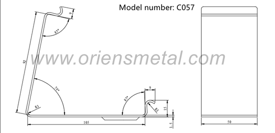 En stock grandes clips galvanizados/negros recubiertos C057 reciclable 65Mn de acero al carbono clips de caja para cajas de madera