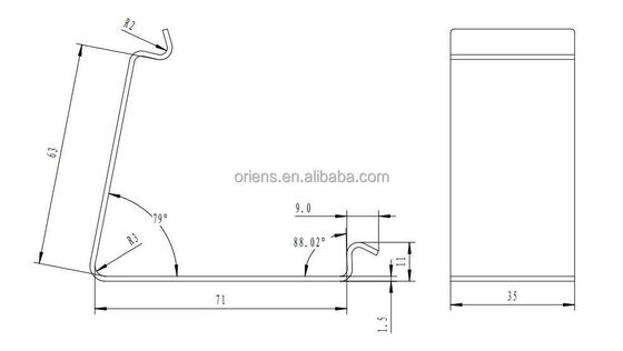 Clip de caja de estampado de chapa de metal OEM Clip de resorte para fijar cajas de madera Clip reutilizables y duraderos