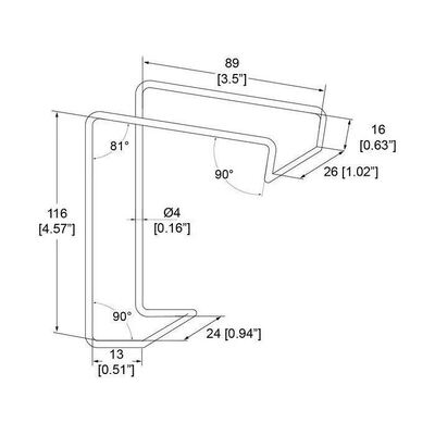 Acero galvanizado de resorte Snap de madera de caja de alambre de metal clips